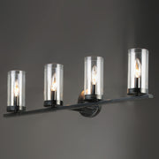 Maxim 25258CLBK Sentinel 4 Light Bath Vanity | Black