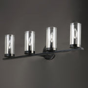 Maxim 25258CLBK Sentinel 4 Light Bath Vanity | Black