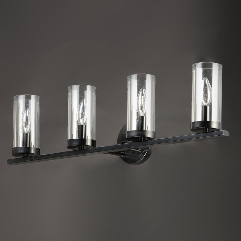 Maxim 25258CLBK Sentinel 4 Light Bath Vanity | Black