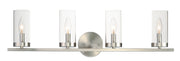 Maxim 25258CLSN Sentinel 4 Light Bath Vanity | Satin Nickel