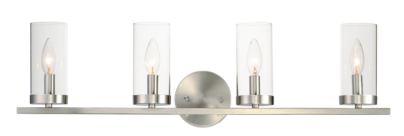 Maxim 25258CLSN Sentinel 4 Light Bath Vanity | Satin Nickel