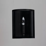Maxim 25259CLBK Sentinel 1 Light Wall Sconce | Black
