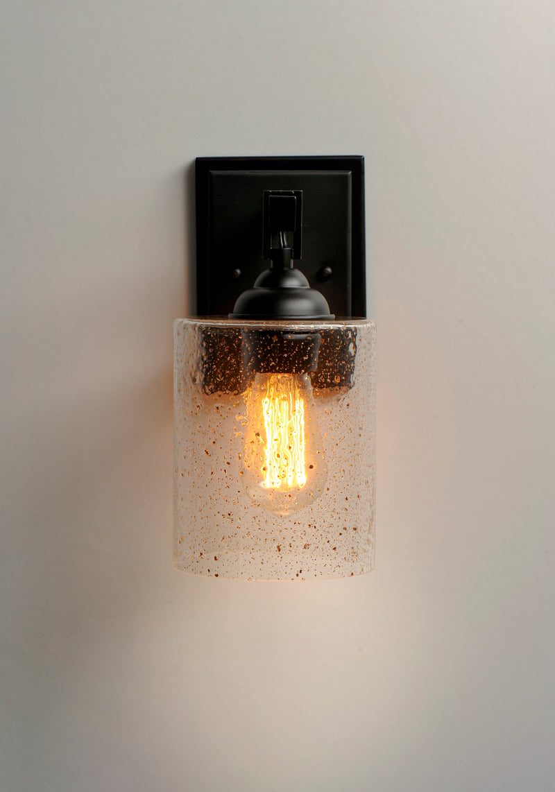 Maxim 25271SSBZ Stonehenge 1 Light Wall Sconce | Bronze