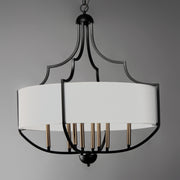 Maxim 25285WLBZAB Savant 8 Light Chandelier | Bronze / Antique Brass