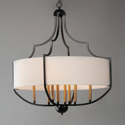 Maxim 25285WLBZAB Savant 8 Light Chandelier | Bronze / Antique Brass