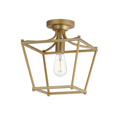 Maxim 25311NAB Clifton Single Pendant Semi Flush | Natural Aged Brass
