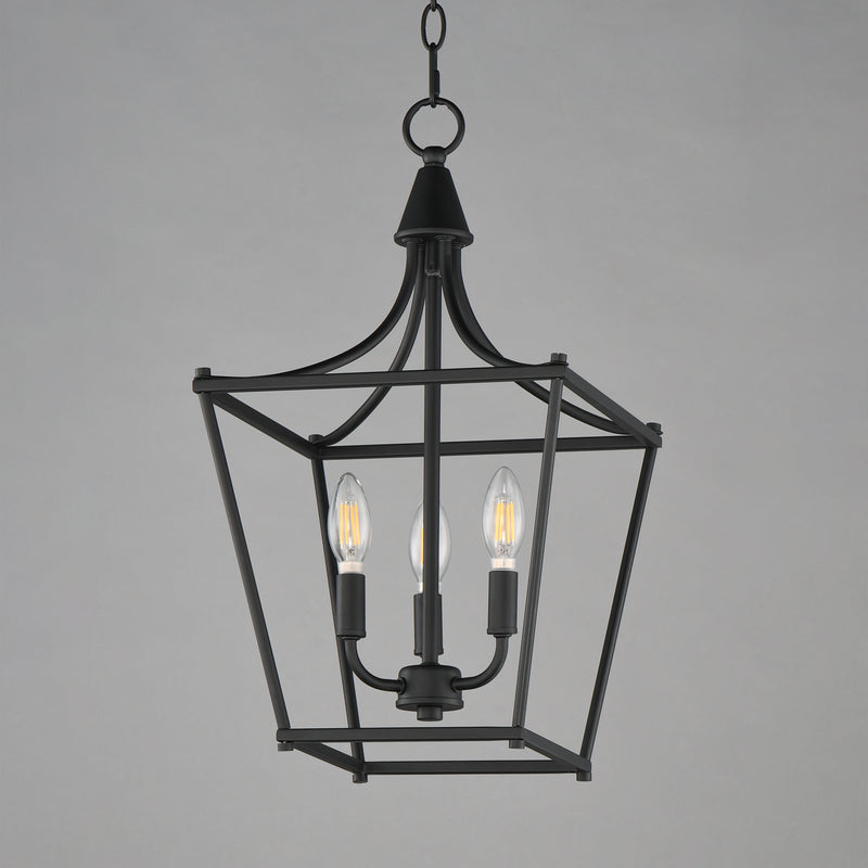 Maxim 25313BK Clifton 3 Light Pendant | Black