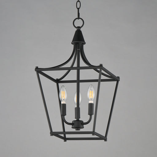 Maxim 25313BK Clifton 3 Light Pendant | Black