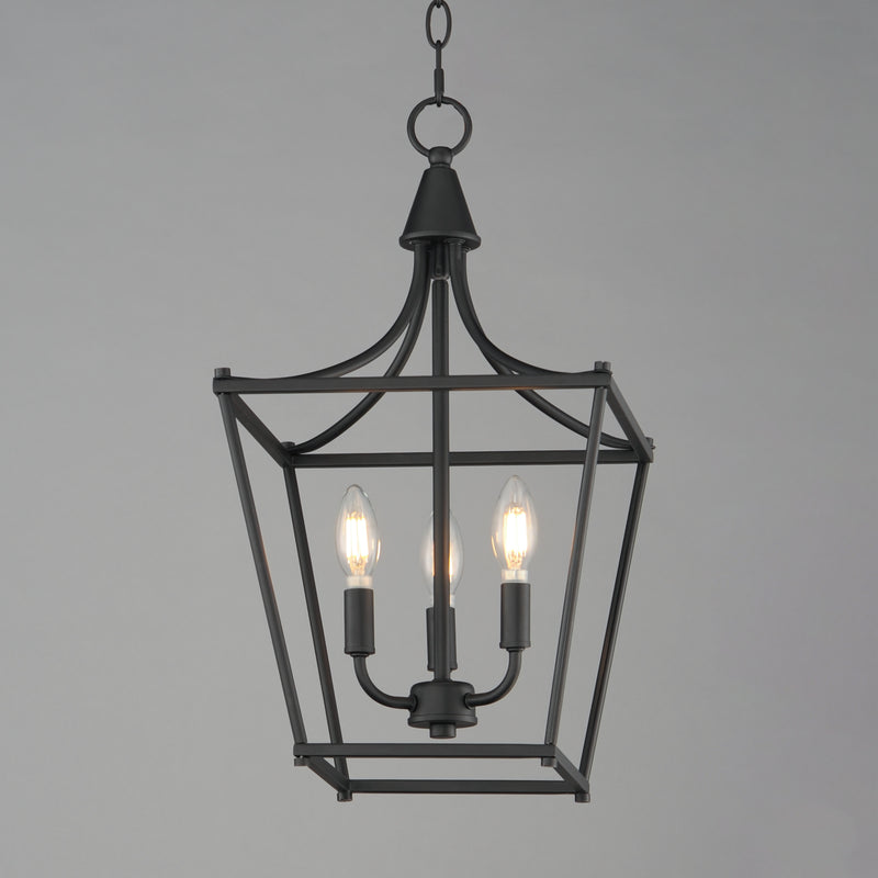 Maxim 25313BK Clifton 3 Light Pendant | Black
