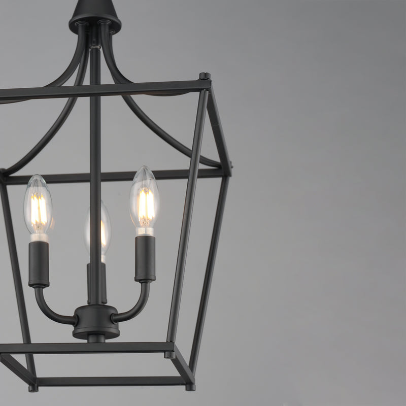 Maxim 25313BK Clifton 3 Light Pendant | Black