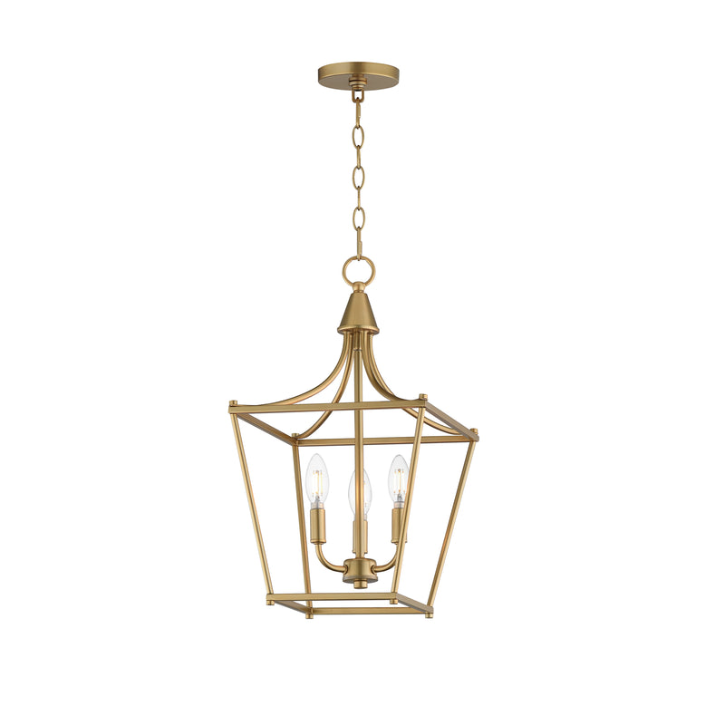 Maxim 25313NAB Clifton 3 Light Pendant | Natural Aged Brass