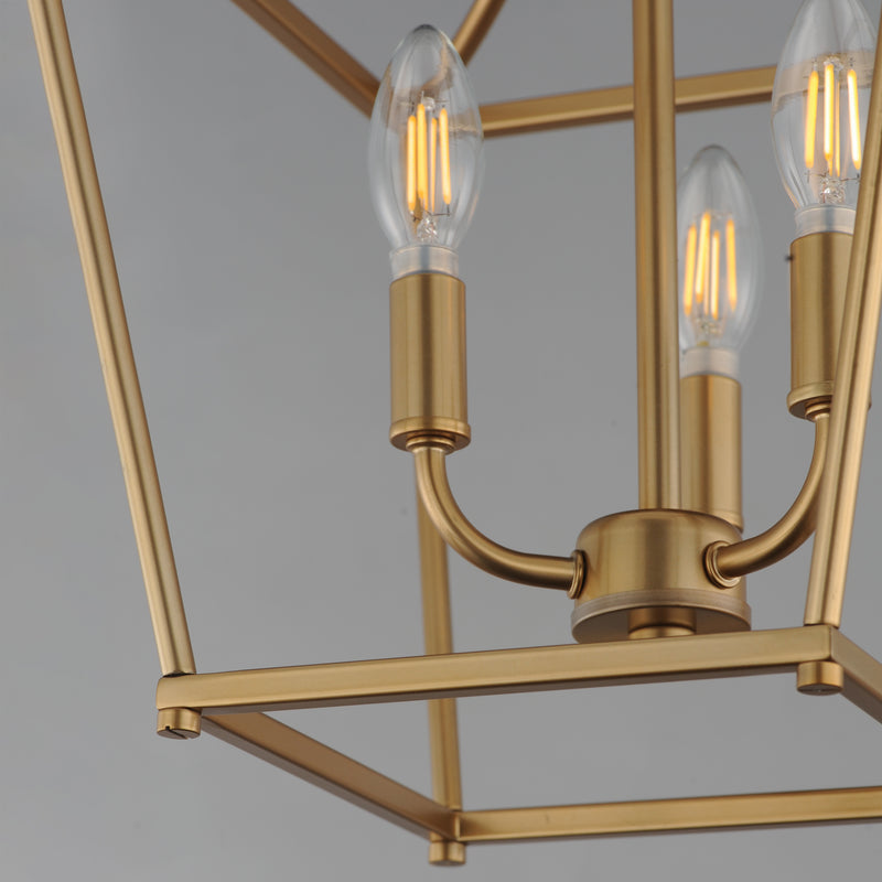 Maxim 25313NAB Clifton 3 Light Pendant | Natural Aged Brass