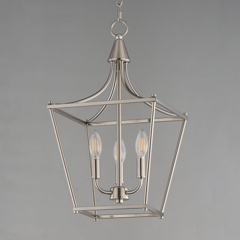 Maxim 25313SN Clifton 3 Light Pendant | Satin Nickel