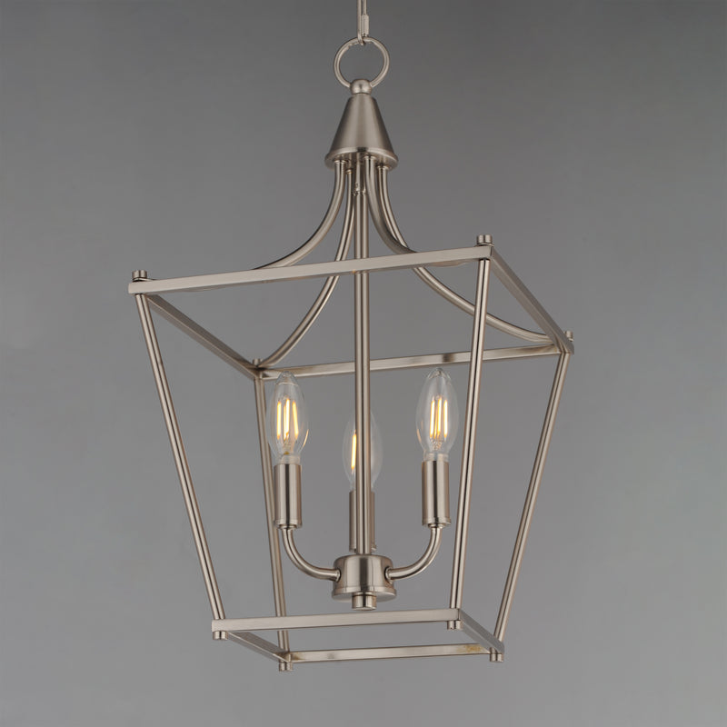 Maxim 25313SN Clifton 3 Light Pendant | Satin Nickel
