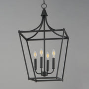 Maxim 25314BK Clifton 4 Light Pendant | Black