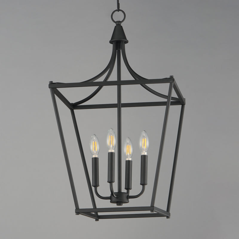 Maxim 25314BK Clifton 4 Light Pendant | Black