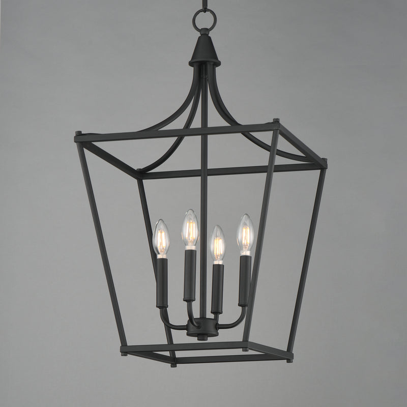 Maxim 25314BK Clifton 4 Light Pendant | Black