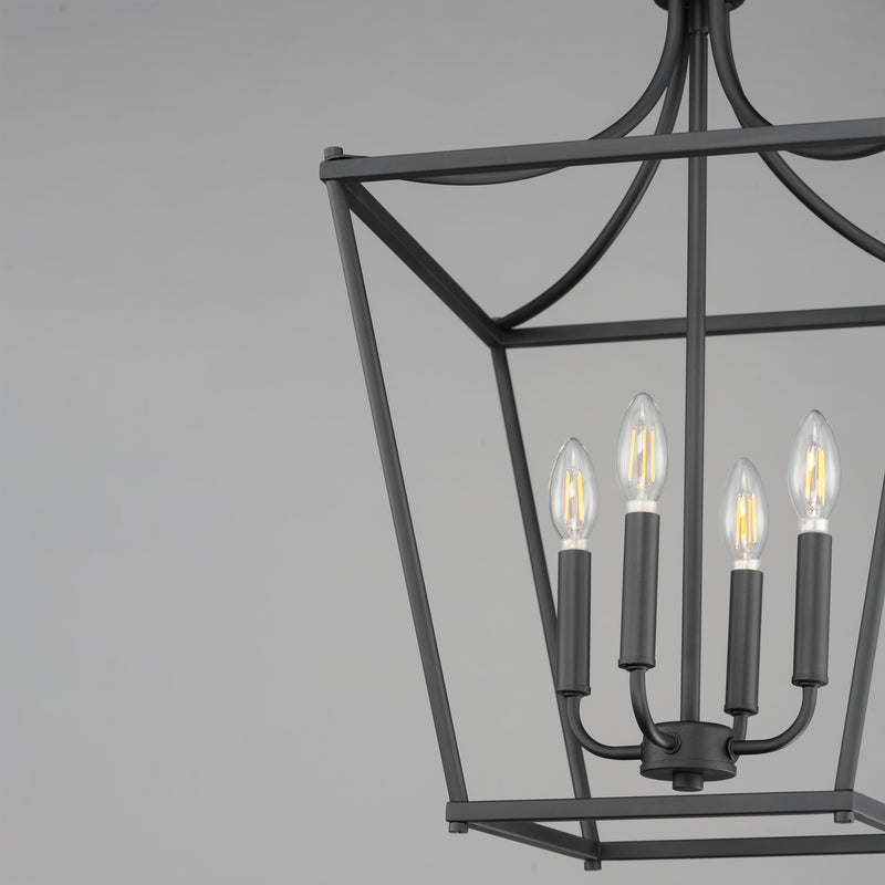 Maxim 25314BK Clifton 4 Light Pendant | Black