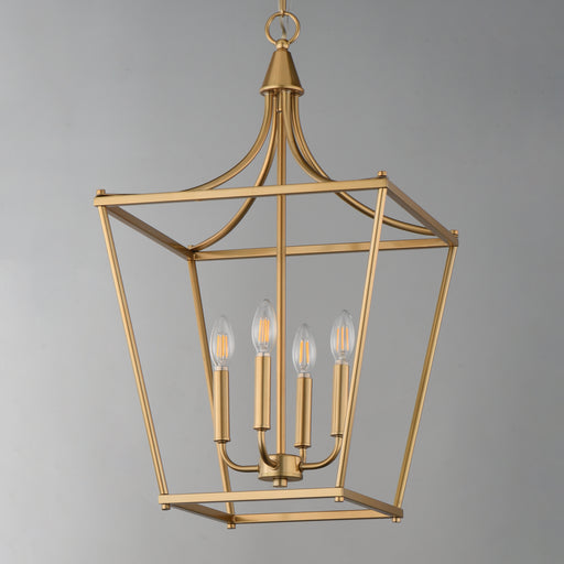 Maxim 25314NAB Clifton 4 Light Pendant | Natural Aged Brass