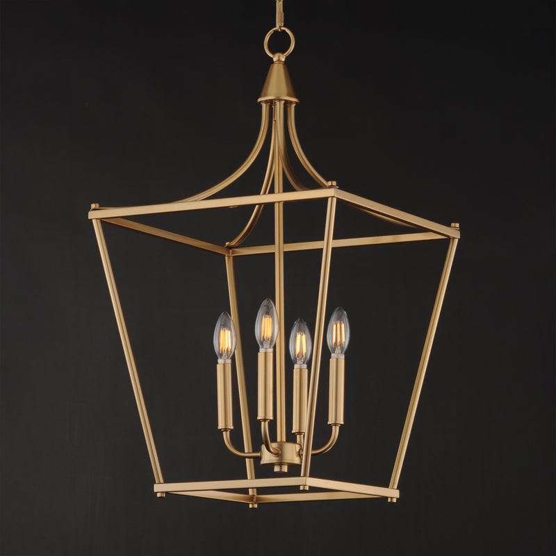 Maxim 25314NAB Clifton 4 Light Pendant | Natural Aged Brass