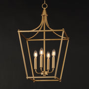 Maxim 25314NAB Clifton 4 Light Pendant | Natural Aged Brass