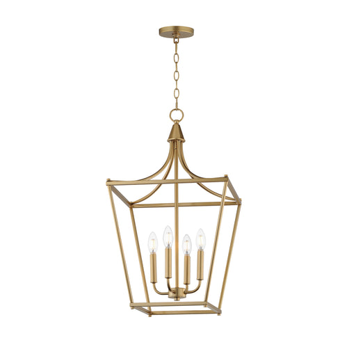 Maxim 25314NAB Clifton 4 Light Pendant | Natural Aged Brass