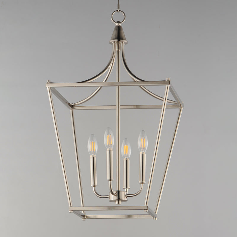 Maxim 25314SN Clifton 4 Light Pendant | Satin Nickel