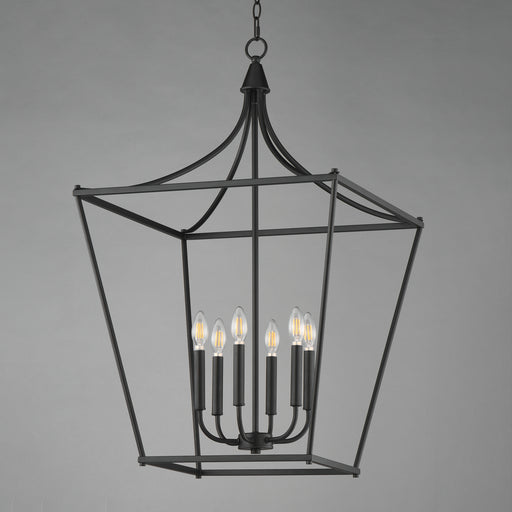 Maxim 25316BK Clifton 6 Light Pendant | Black