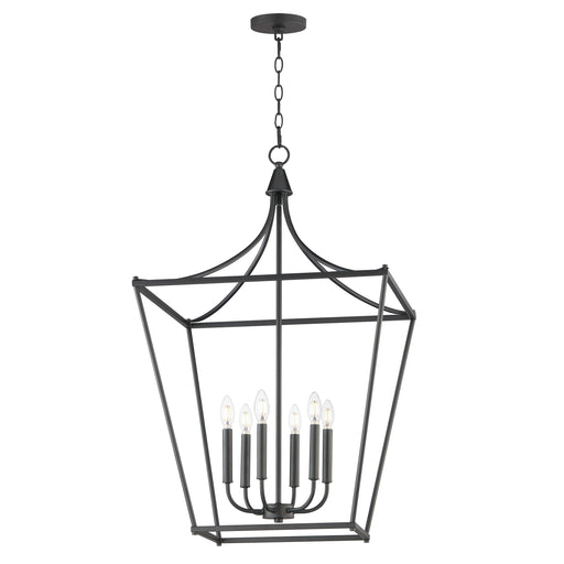 Maxim 25316BK Clifton 6 Light Pendant | Black