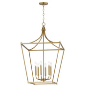 Maxim 25316NAB Clifton 6 Light Pendant | Natural Aged Brass
