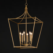 Maxim 25316NAB Clifton 6 Light Pendant | Natural Aged Brass