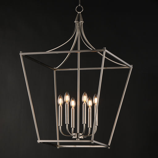 Maxim 25316SN Clifton 6 Light Pendant | Satin Nickel