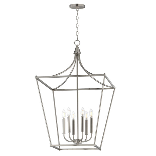 Maxim 25316SN Clifton 6 Light Pendant | Satin Nickel