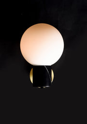 Maxim 26030SWSBRBK Vesper 1 Light Wall Sconce | Satin Brass / Black