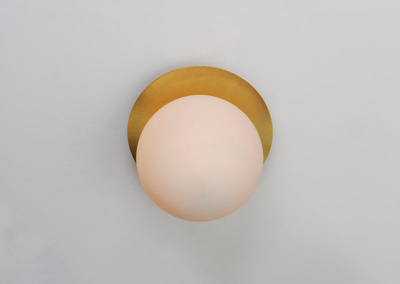 Maxim 26033SWSBRBK Vesper 1 Light Wall Sconce | Satin Brass / Black