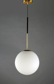 Maxim 26034SWSBRBK Vesper 1 Light Pendant | Satin Brass / Black