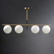 Maxim 26036SWSBRBK Vesper 4 Light Pendant | Satin Brass / Black