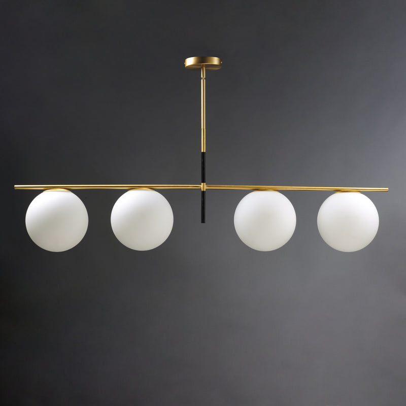 Maxim 26036SWSBRBK Vesper 4 Light Pendant | Satin Brass / Black