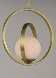 Maxim 26052SWSBR Coronet 1 Light Pendant | Satin Brass