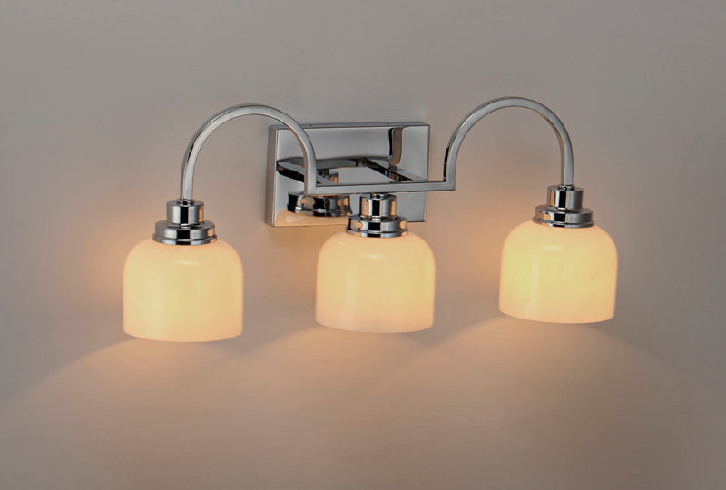 Maxim 26063WTPC Swale 3 Light Bath Vanity | Polished Chrome