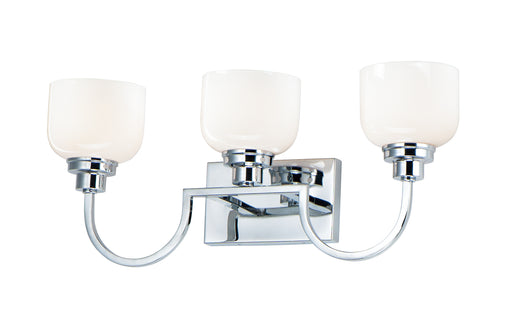 Maxim 26063WTPC Swale 3 Light Bath Vanity | Polished Chrome