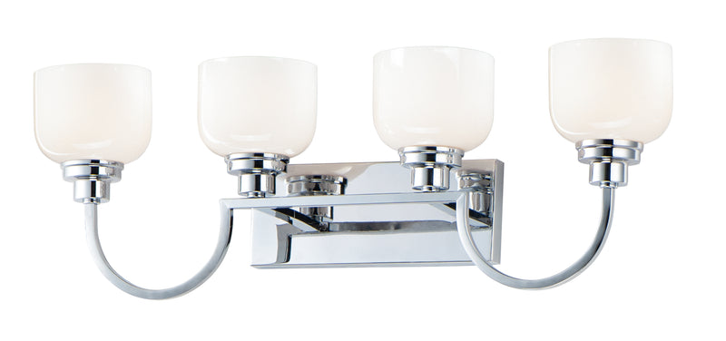 Maxim 26064WTPC Swale 4 Light Bath Vanity | Polished Chrome