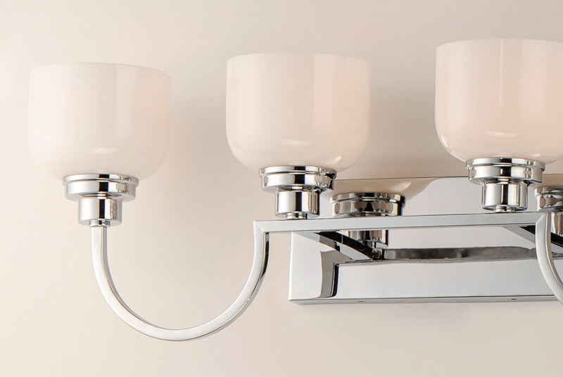 Maxim 26064WTPC Swale 4 Light Bath Vanity | Polished Chrome