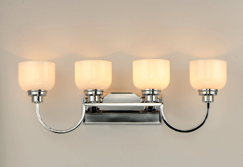 Maxim 26064WTPC Swale 4 Light Bath Vanity | Polished Chrome