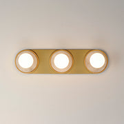 Maxim 26093WANAB Hollywood Stone 3 Light Sconce | Whit Alabaster / Natural Aged Brass