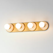 Maxim 26094WANAB Hollywood Stone 4 Light Sconce | Whit Alabaster / Natural Aged Brass