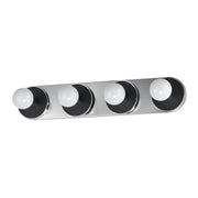 Maxim 26094WTBKPC Hollywood 4 Light Sconce | Polished Chrome