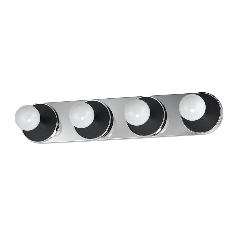 Maxim 26094WTBKPC Hollywood 4 Light Sconce | Polished Chrome