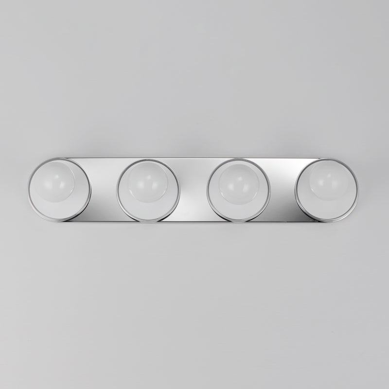 Maxim 26094WTBKPC Hollywood 4 Light Sconce | Polished Chrome