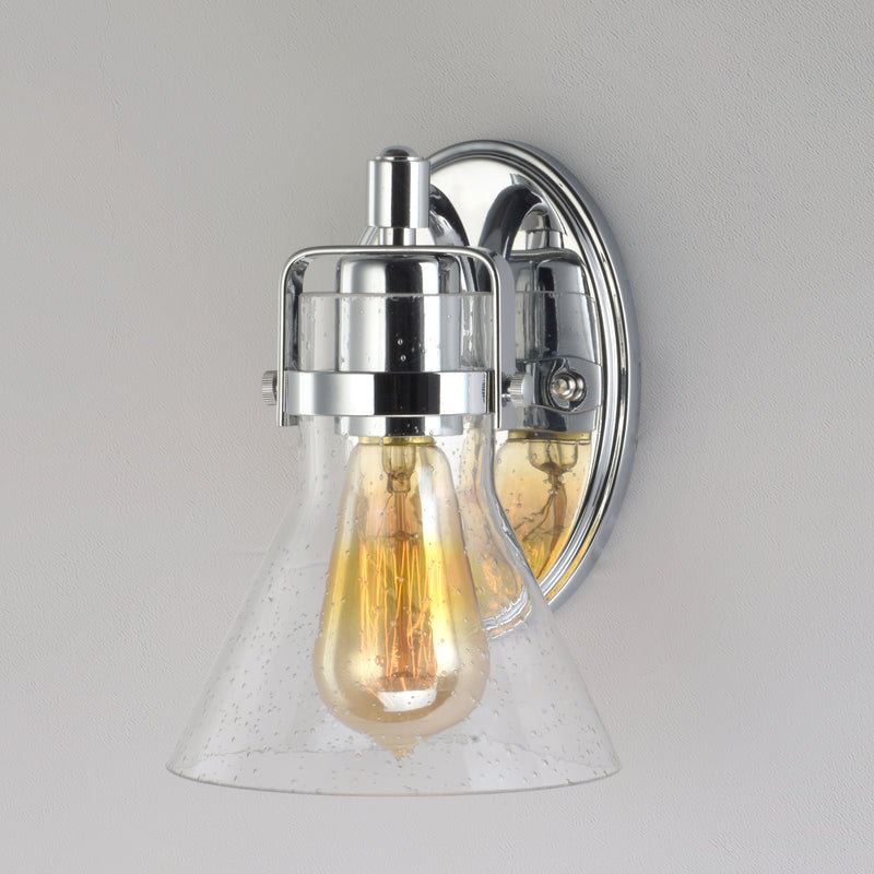 Maxim 26111CDPC Seafarer 1 Light Wall Sconce | Polished Chrome
